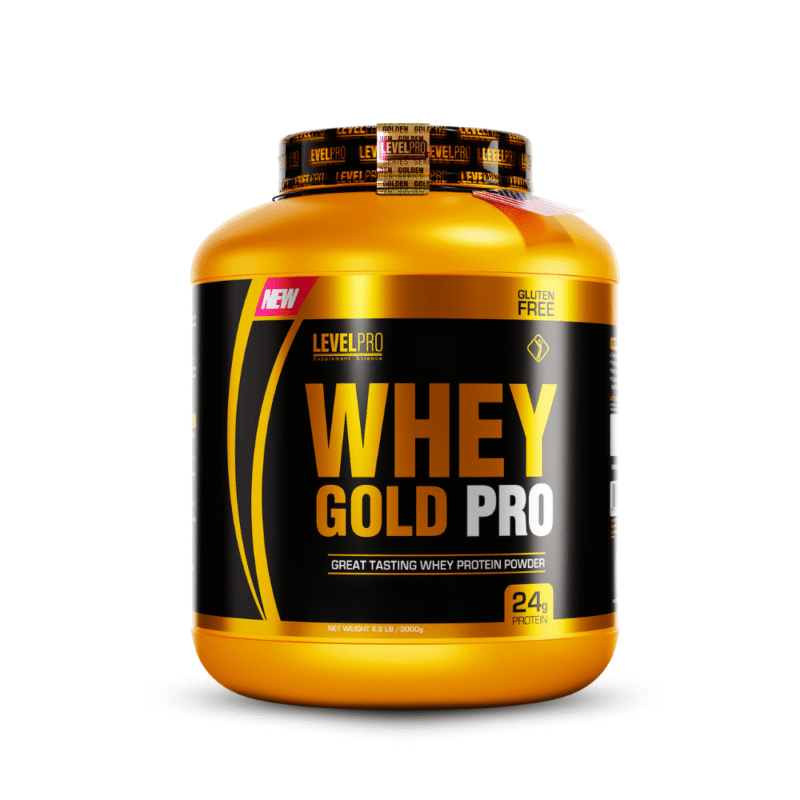 Level Pro Proteína Whey Gold Pro 6.6lbs Vanilla Creme+Monster - Imagen 3