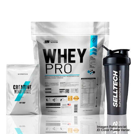 Whey Pro 3kg Vainilla+Creatina Myprotein 250gr+Shaker