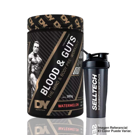 Pre Entreno Dorian Yates Blood And Guts 380gr 40 Serv Sandia+Shaker