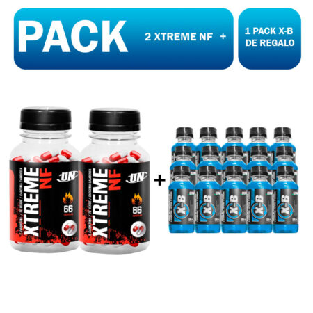 Pack UN 2 Xtreme NF + 1 Pack X-B Blueberry de Regalo