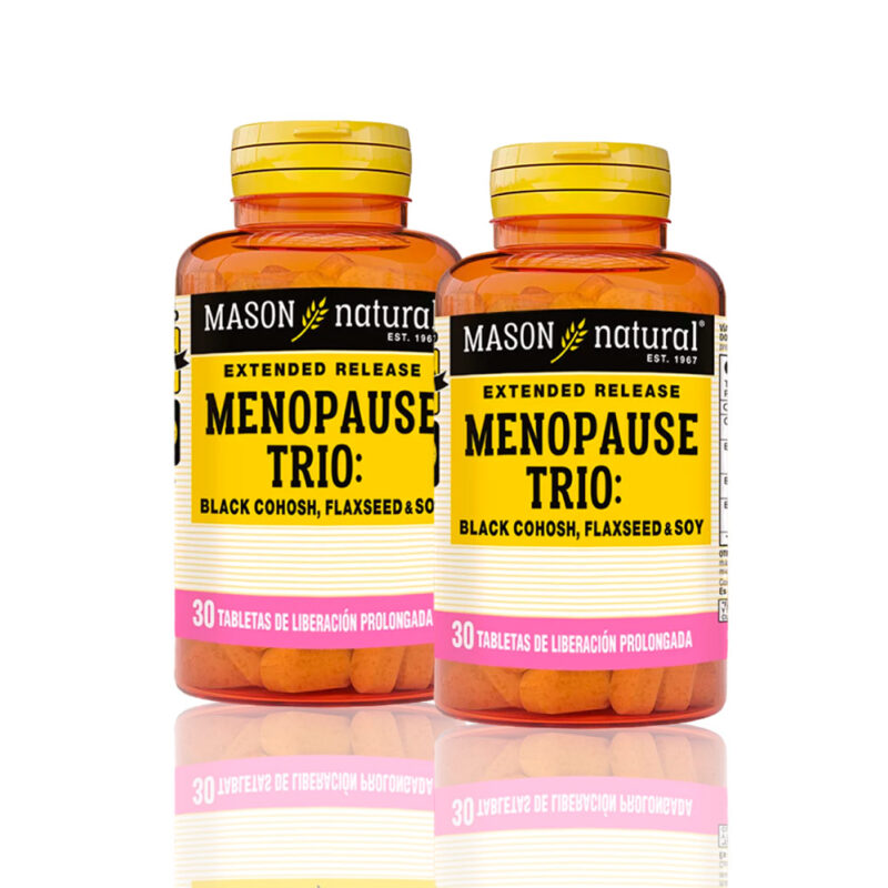 Menopause Trio: Black Cohosh, Flaxseed & Soy 30 Tab Packx2