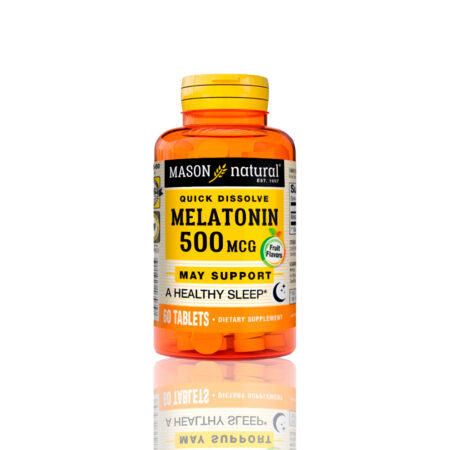 Vitamina Mason Melatonin 500 Mcg (60 Tab Subl)
