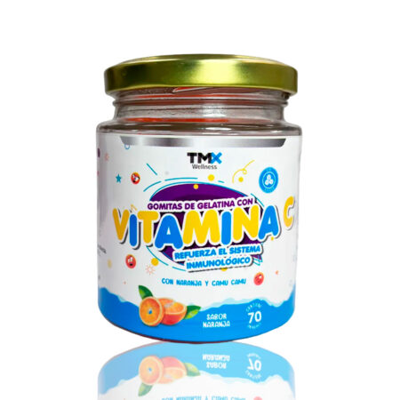 Vitamina C Para Niños 70 Gomitas Tmx Wellness Sabor Naranja