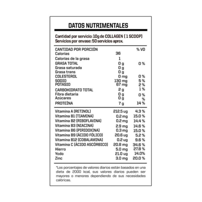 Colágeno Hidrolizado Energy Nutrition 500gr Tropical - Imagen 3