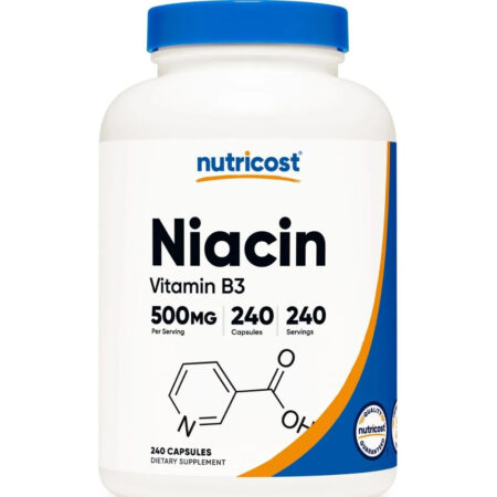 Niacin 500Mg Vitamina B3 Nutricost 240 Capsulas