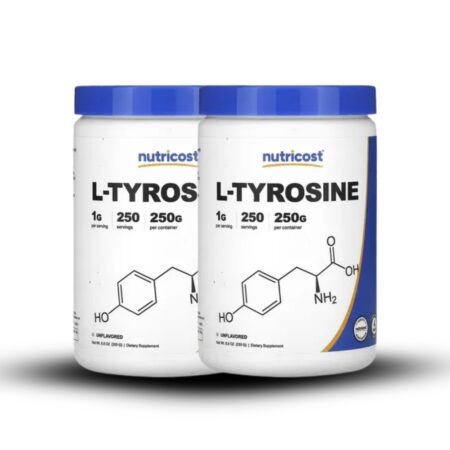 Aminoácido L-Tirosina 250 mg Nutricost 250gr X2