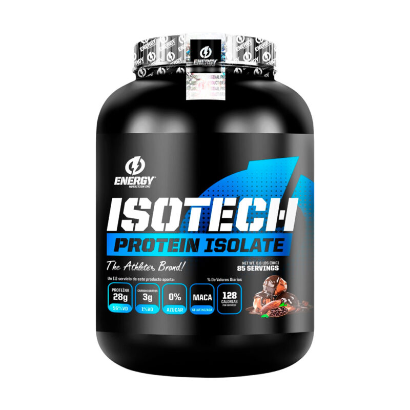Proteína Energy Nutrition Isotech 3kg Chocolate - Imagen 2