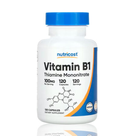 Vitamina B1 100Mg Nutricost (Tiamina) 120 Capsulas