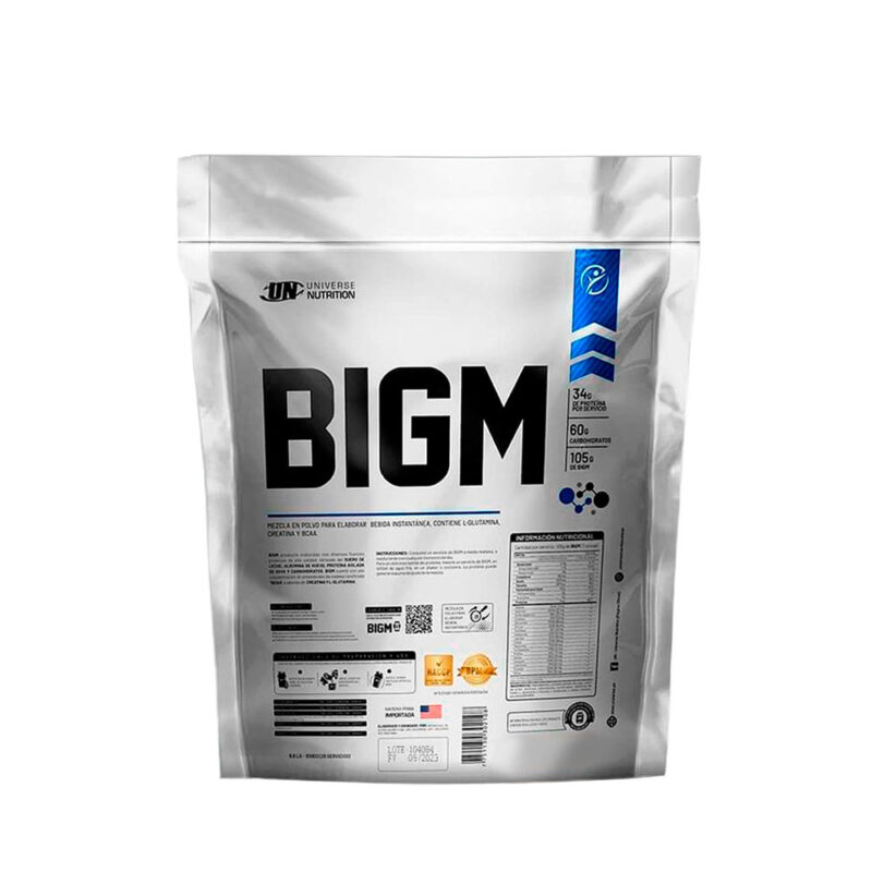 Ganador De Peso Universe Nutrition Bigm 5kg Chocolate+Toalla - Imagen 2