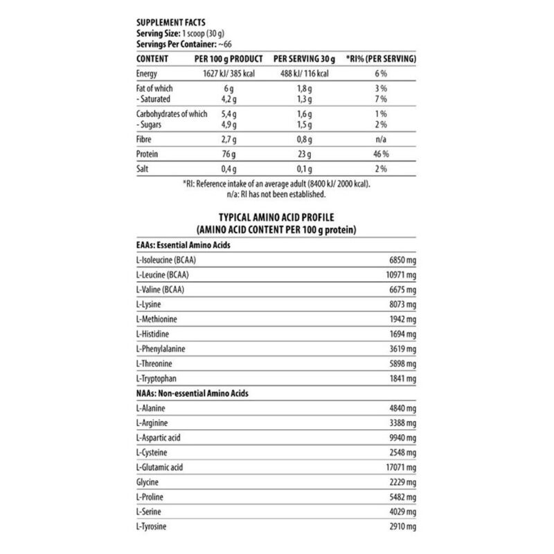 Proteína Dorian Yates Shadow Whey 2kg Vainilla - Imagen 5