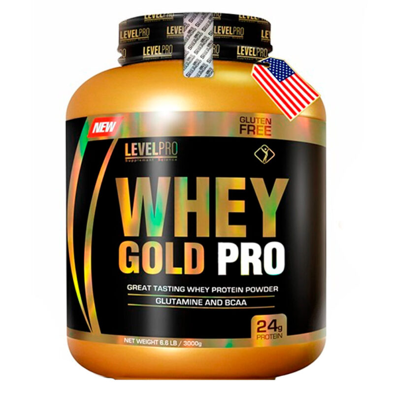 Level Pro Proteína Whey Gold Pro 6.6lb Rich Chocolate+Monster - Imagen 2