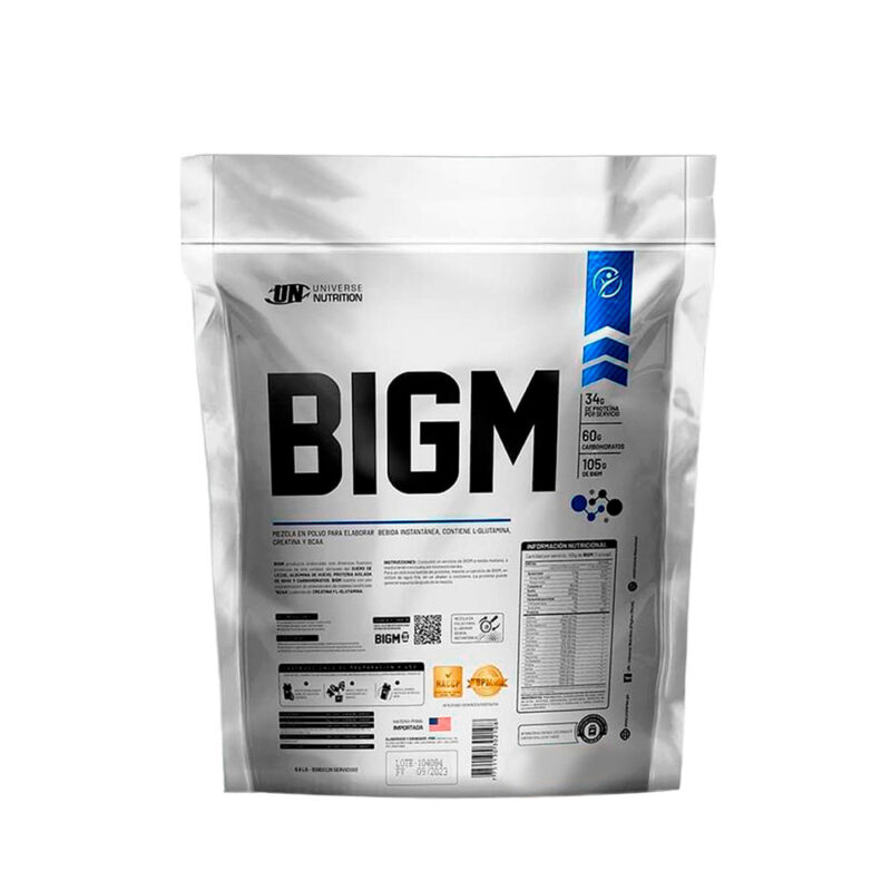 Ganador De Peso Universe Nutrition Bigm 3kg Chocolate+Toalla - Imagen 2