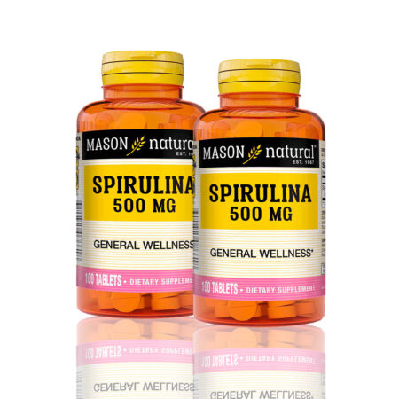 Vitamina Spirulina 500 Mg (100 Tab) Pack X2