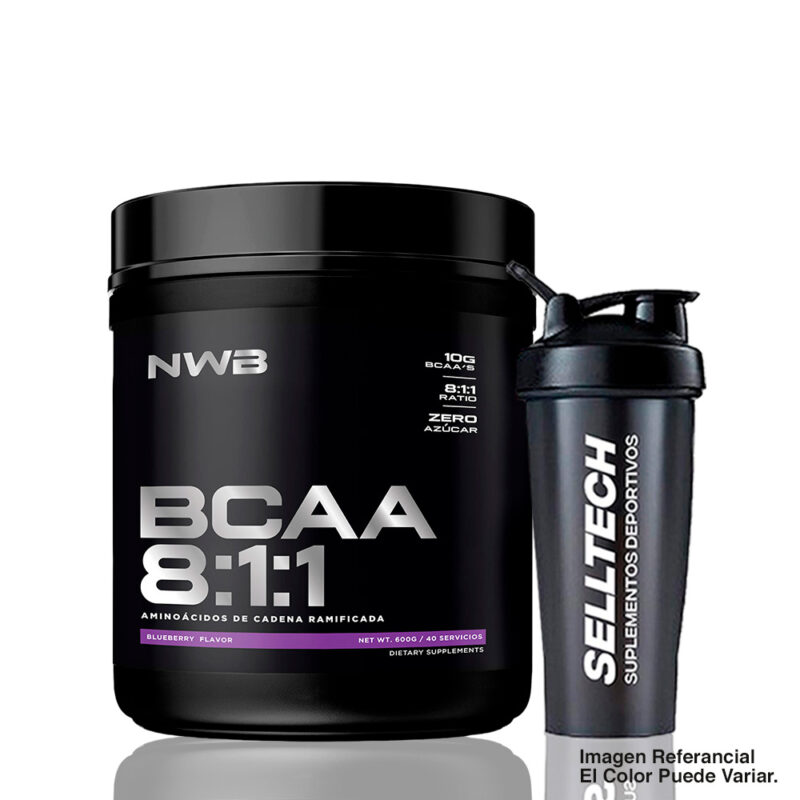 Aminoácidos NWB Bcaa 8:1:1 600gr blueberry
