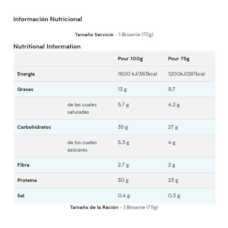 Barras de Proteína Myprotein Protein Brownie Caja 12 Unid - Imagen 4