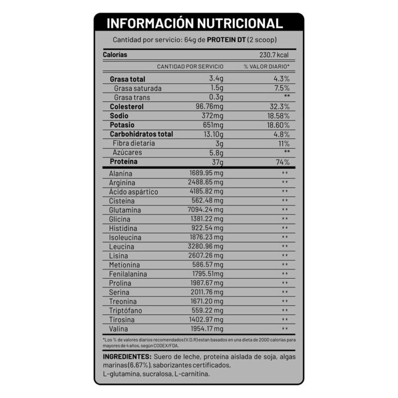Proteína Universe Nutrition Protein Dt 1.5kg Vainilla - Imagen 3