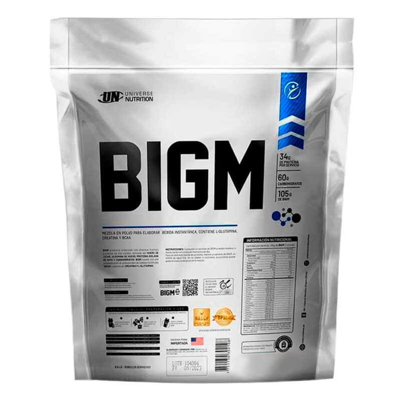 Ganador De Peso Universe Nutrition Bigm 3kg Vainilla - Imagen 2