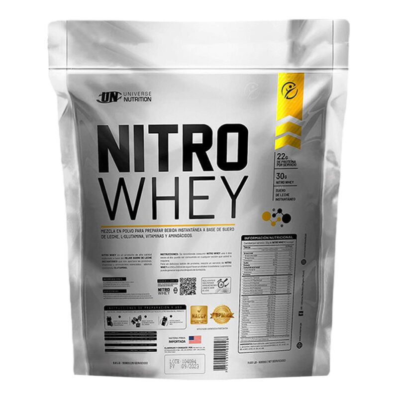 Proteína Universe Nutrition Nitro Whey 5kg Cookies & Cream - Imagen 2