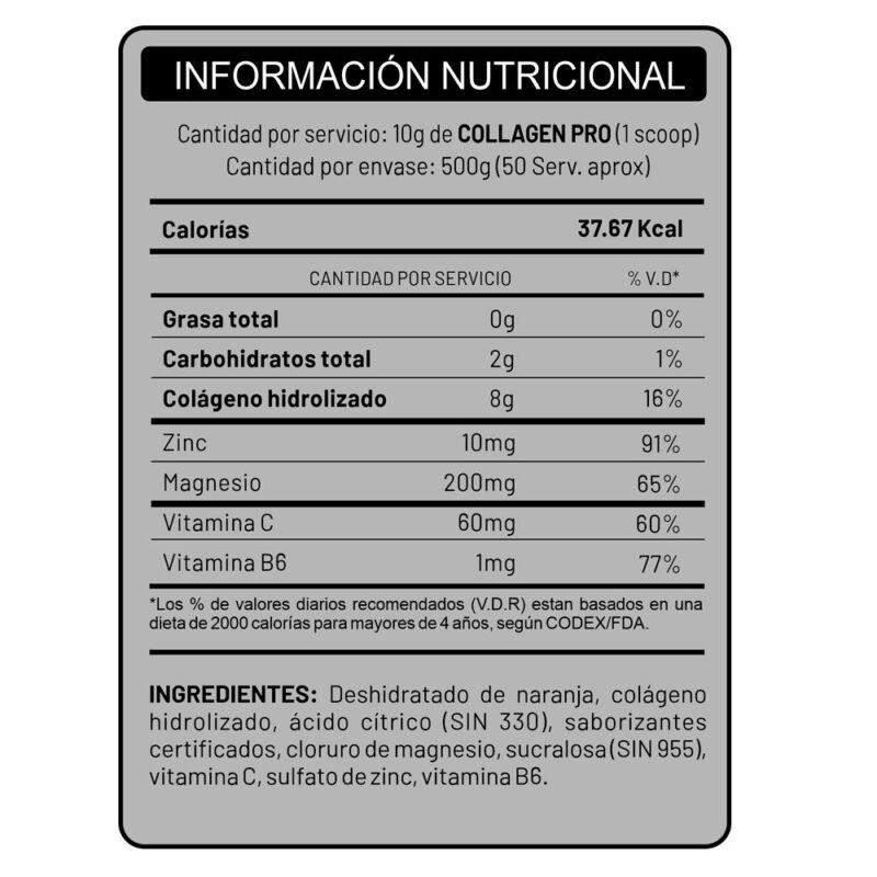 Colágeno Universe Nutrition Collagen Pro 500gr Mora - Imagen 3