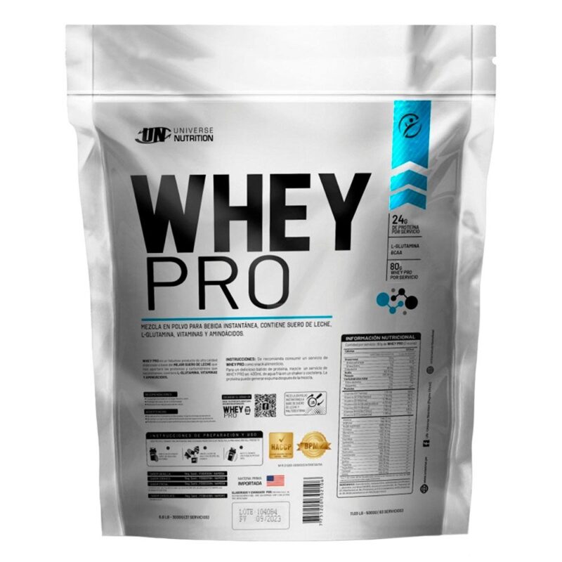 Pack UN Whey Pro 5kg Chocolate + Bcaa 6000 400gr Naranja - Imagen 2