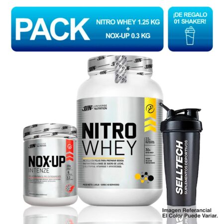 Un Nitro Whey 1.25kg Vainilla Nox-up 600gr Fruitpunch