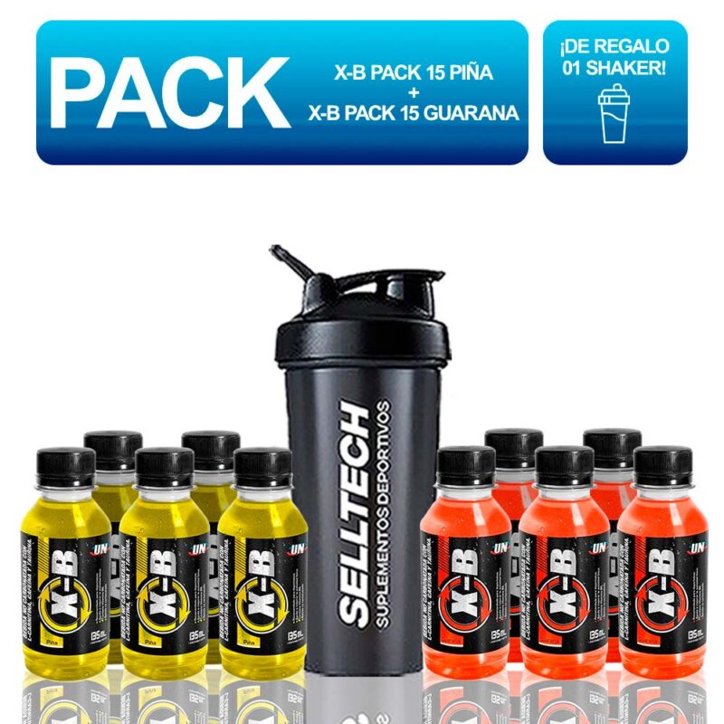 Pack UN X-B 30 Unidades Piña- Guarana