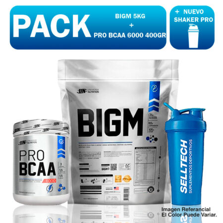 Un Bigm 5kg Vainilla+bcaa 6000 500gr Fruit Punch