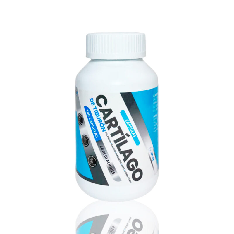 Cartilago De Tiburon Colágeno Tmx Wellness 100 Capsulas