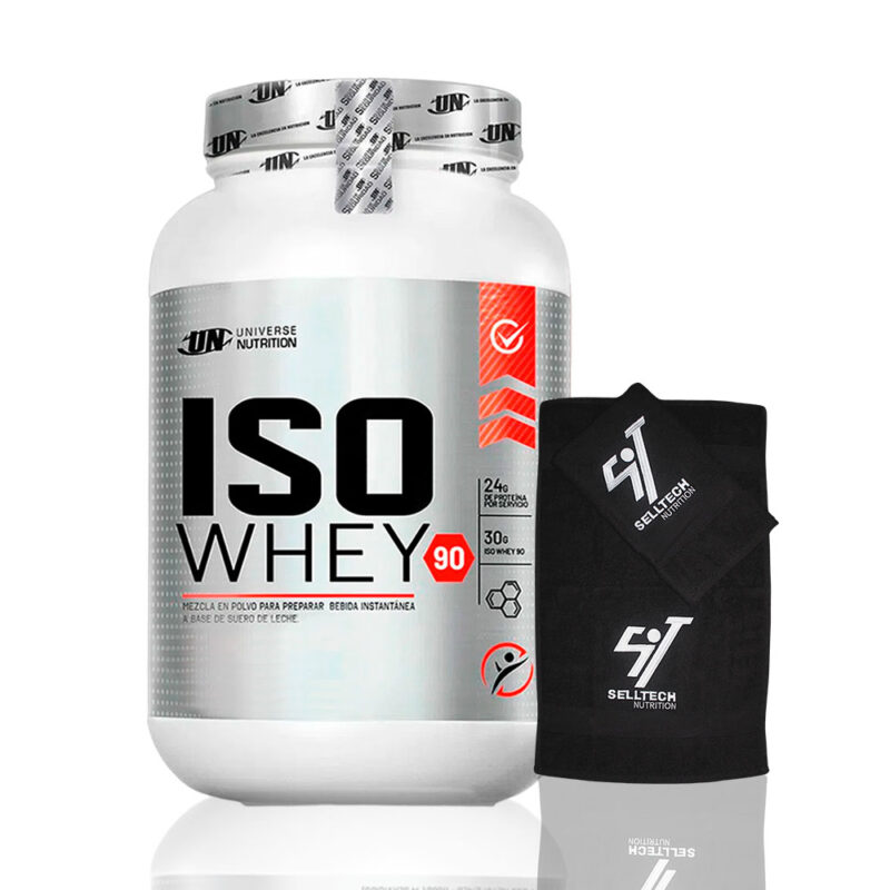 Proteína Universe Nutrition Iso Whey 90 1.1kg Cookies & Cream+Toalla
