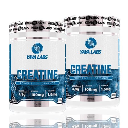 Pack Creatina Monohidratada 300Gr Yava Labs X2