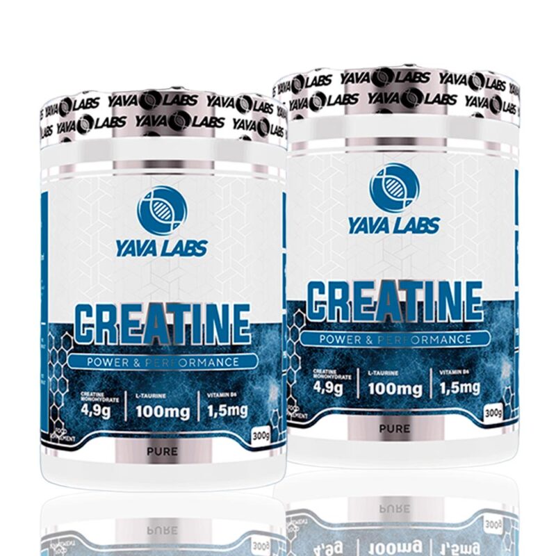 Pack Creatina Monohidratada 300Gr Yava Labs X2