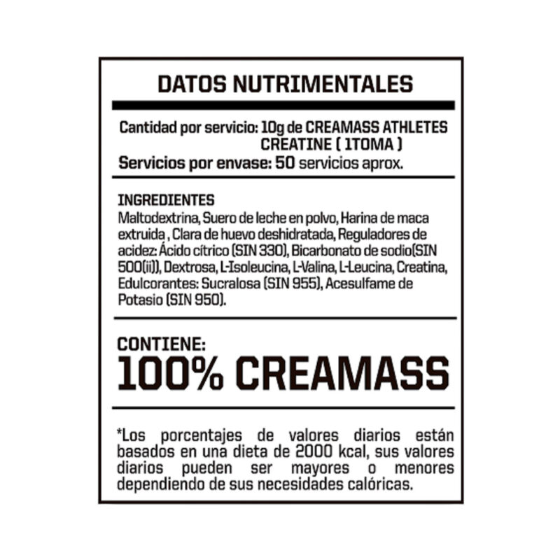 Pack Energy Nutrition B - Mass 5kg Chocolate+Creatina 500gr - Imagen 5