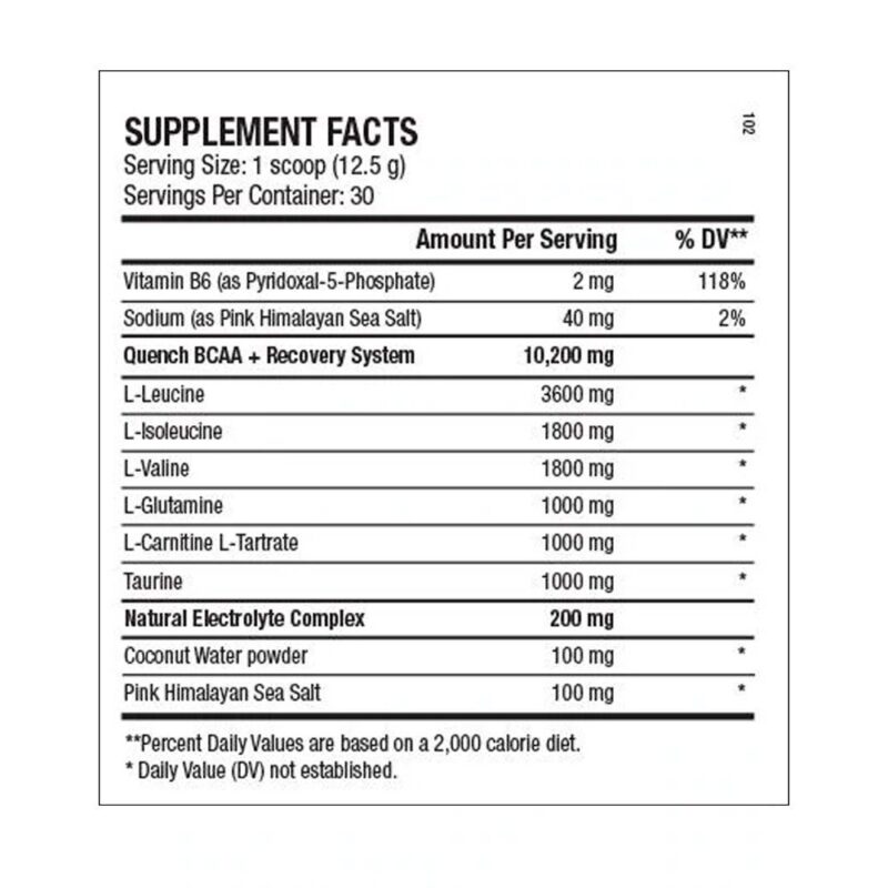 Aminoácidos Ans Quench Bcaa 30 Servicios Superfruit - Imagen 3