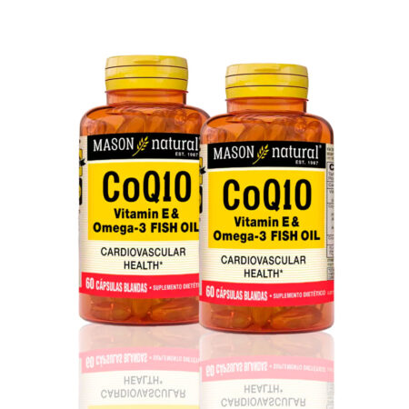 Vitamina Co Q10 Vitamin E & Omega-3 Fish Oil 60 Softg PackX2