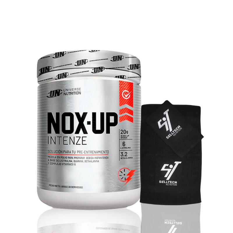 Pre - Entreno Universe Nutrition Nox-Up Intenze 600gr Fruit Punch+Toalla