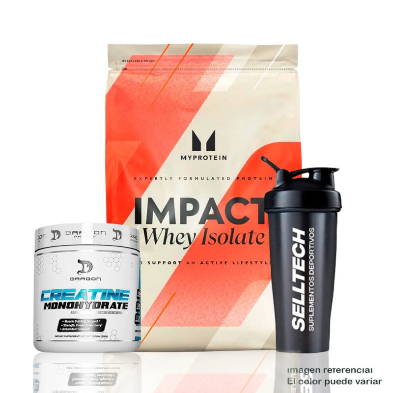 Impact Whey Isolate 2.5kg Vainilla+Creatina Dragon 300g