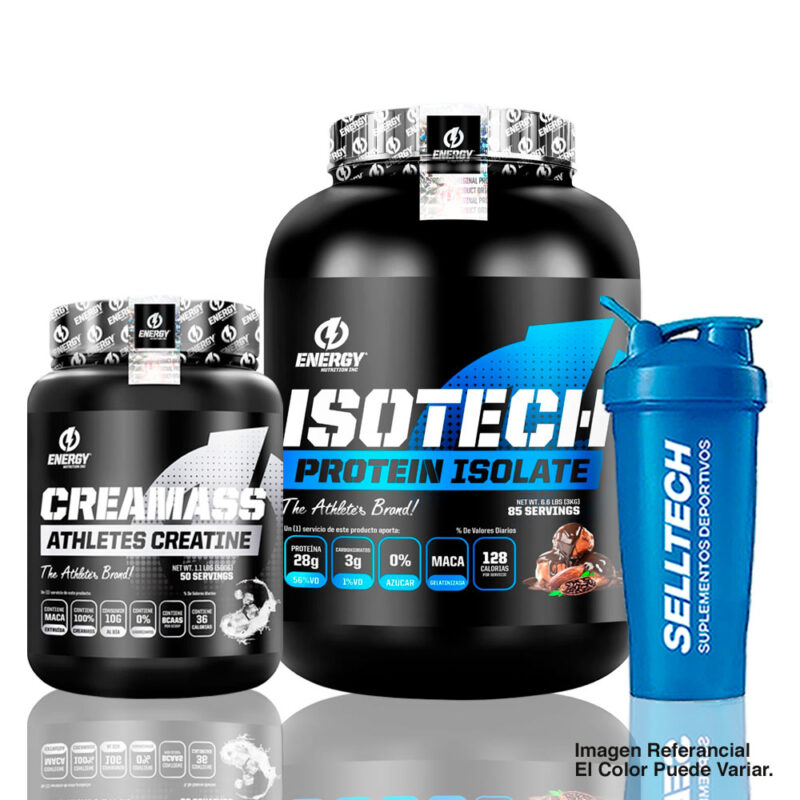 Energy Nutrition Proteína Isotech 3kg Chocolate+Creatina500g