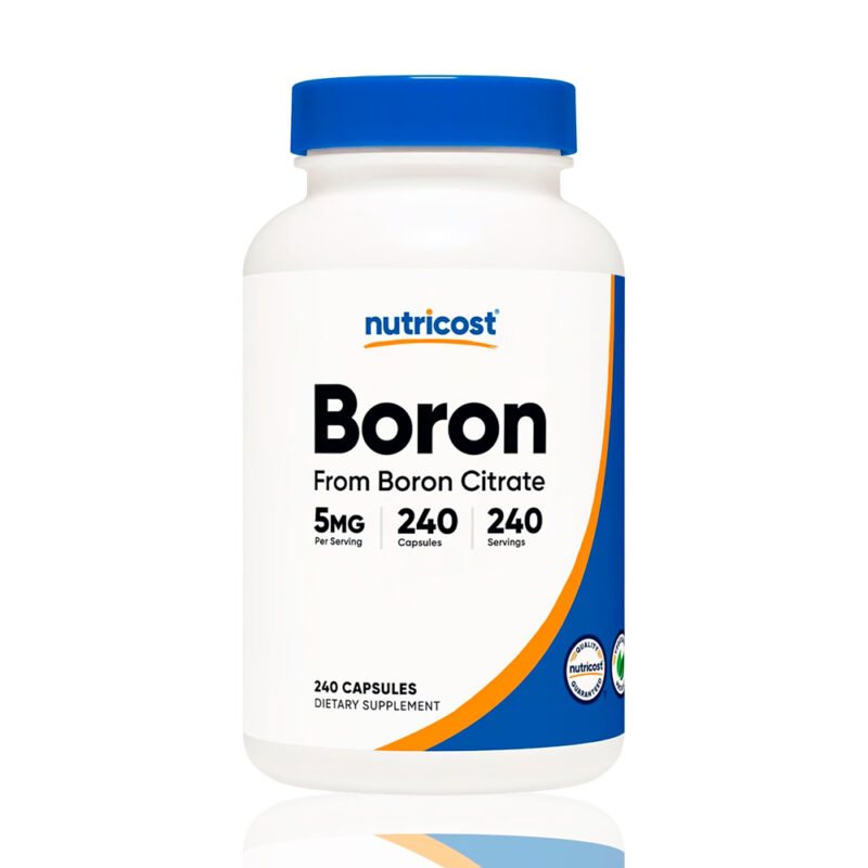 Boron Boro Citrato Nutricost 240 Capsulas