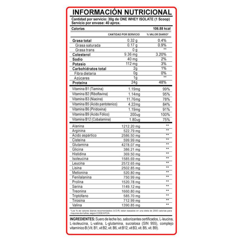Proteína INN One Whey Isolate 5kg Chocolate - Imagen 3