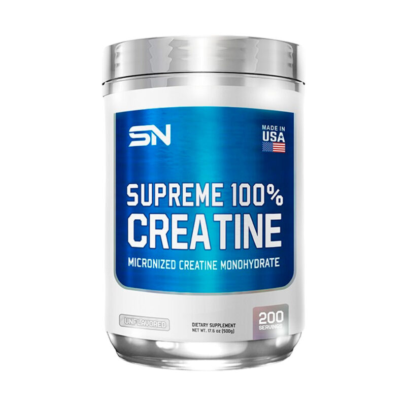 Creatina Monihidratada 500Gr Supreme Nutrition + Shaker - Imagen 2