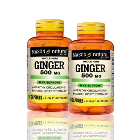 Vitamina Ginger 500 Mg (60 Cap) Pack X2