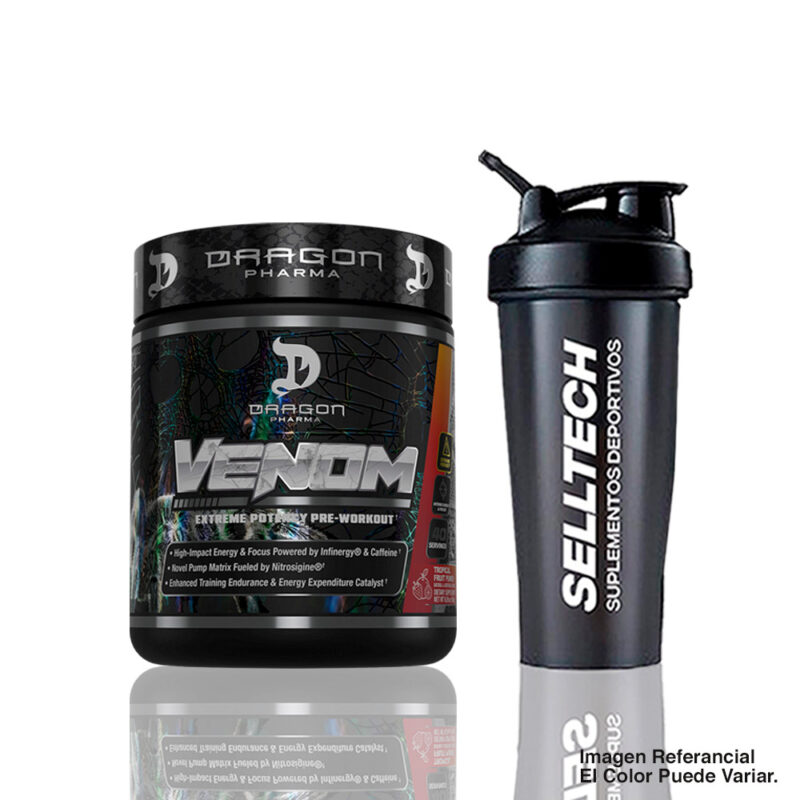 Pre Entreno Dragon Pharma Venom 40 Serv Fruit punch