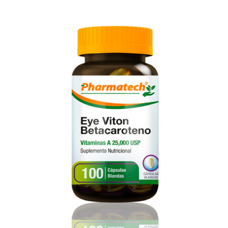 Vitamina A Pharmatech (Betacaroteno) 100 Caps Blandas