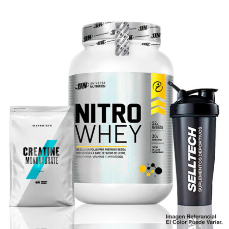 Nitro Whey 1.2kg Cookies And Cream+Creatina Myprotein 250gr+Shaker