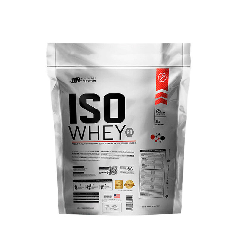 Proteína Universe Nutrition Iso Whey 90 3kg Cookies & Cream+Toalla - Imagen 2