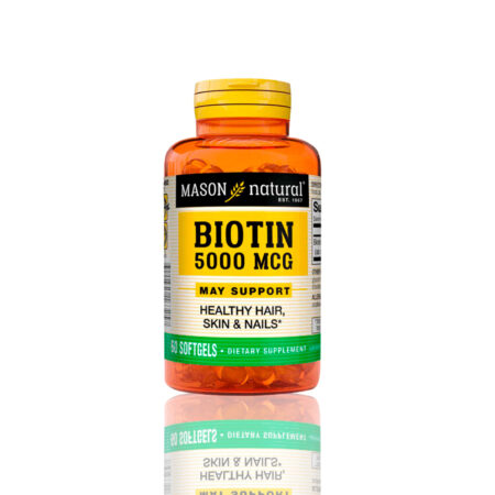 Vitamina Mason Biotin 5000 Mcg (60 Softg)