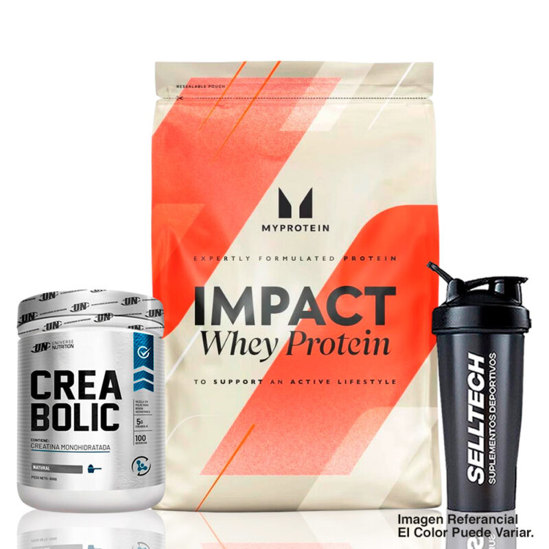 Pack Impact Whey 2.5kg Chocolate + Creabolic 500gr + Shaker