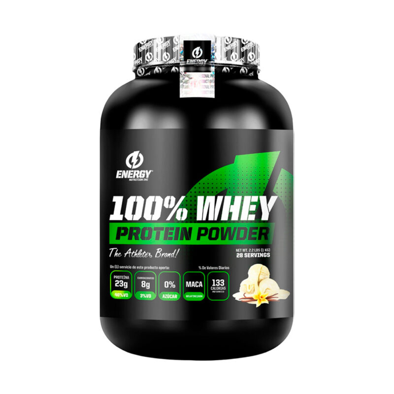 Proteína Energy Nutrition 100% Whey 1kg Vainilla - Imagen 2