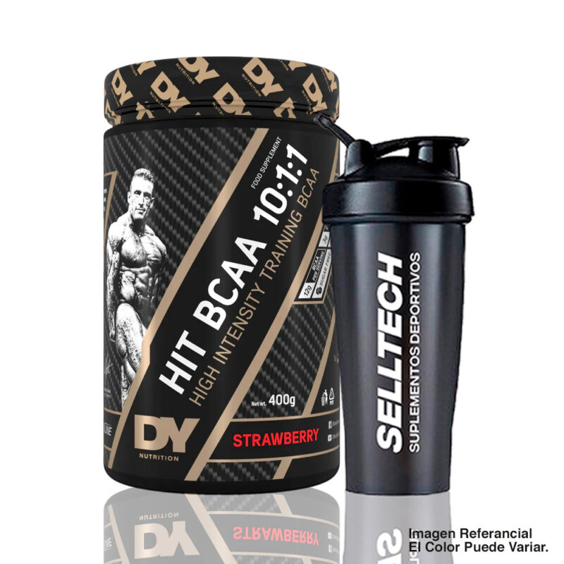 Aminoácidos BCAA Dorian Yates Hit Bcaa 400GR 10:1:1 Fresa