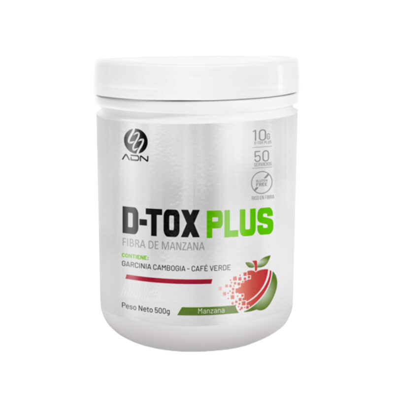D-Tox Plus Adn Fiber Plus Fibra de Manzana 500gr - Imagen 2